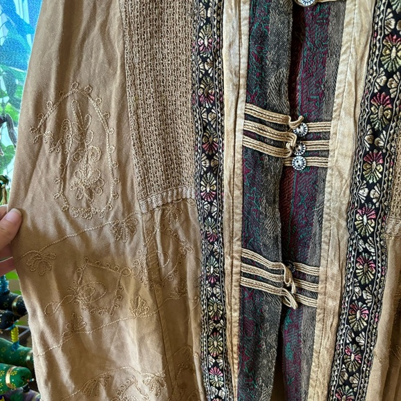 Vintage Raága Bohemian Tan Lightweight Cardigan / Jacket Women’s One Size - Picture 4 of 7
